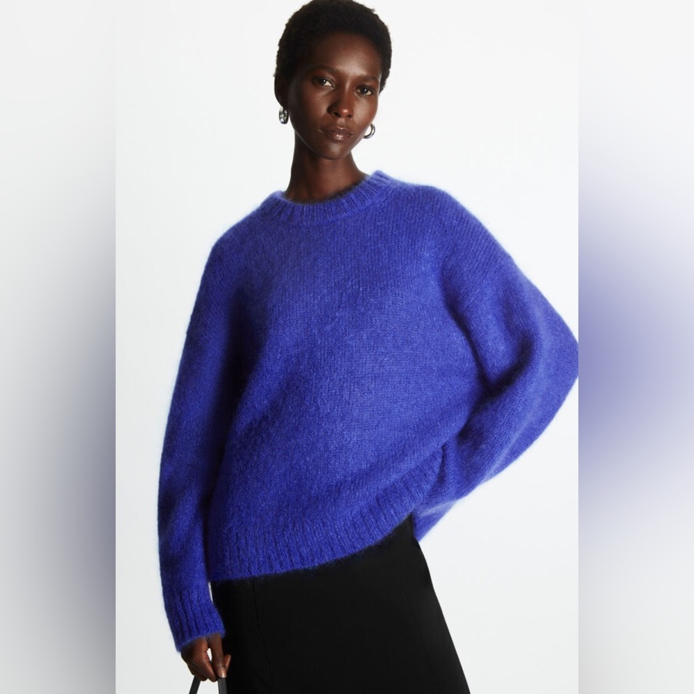 COS mohair wool fuzzy sweater *like new